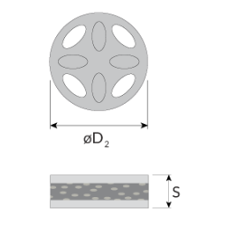 Module acoustique VMC graphique schéma dimensionnel